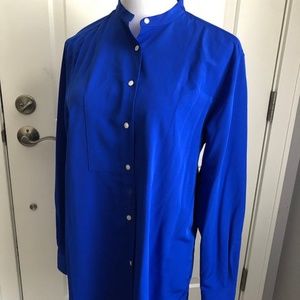 Stunning Ralph Lauren collarless tunic/blouse i